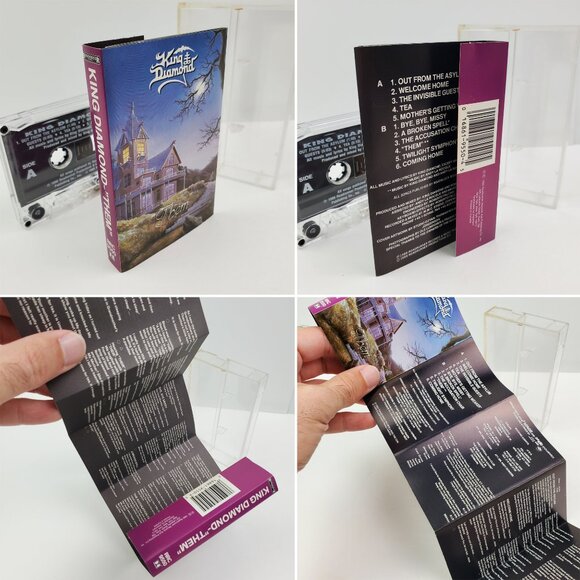 King Diamond Them Cassette Tape Heavy Metal 90s Vintage 1990 Roadrunner Tested - Picture 5 of 9